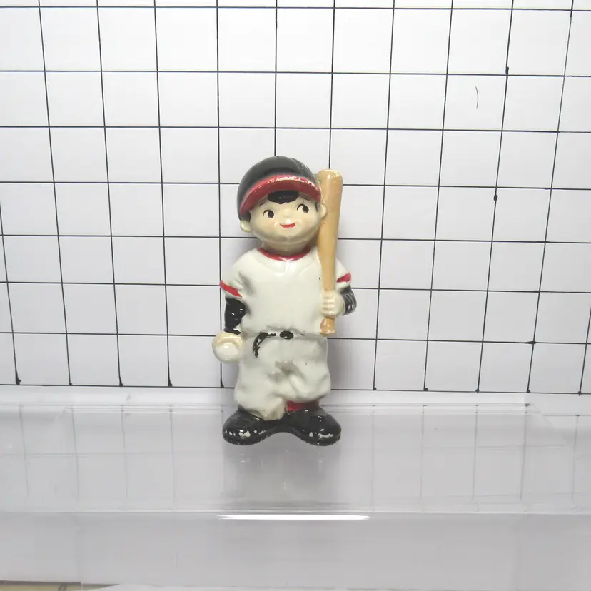 VTG Baseball Player Figurine