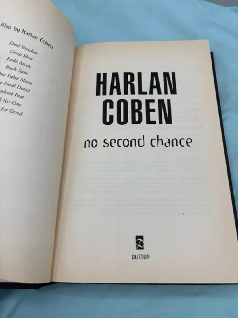 Harlan Coben: No Second Chance 2003 Hardcover..H-18