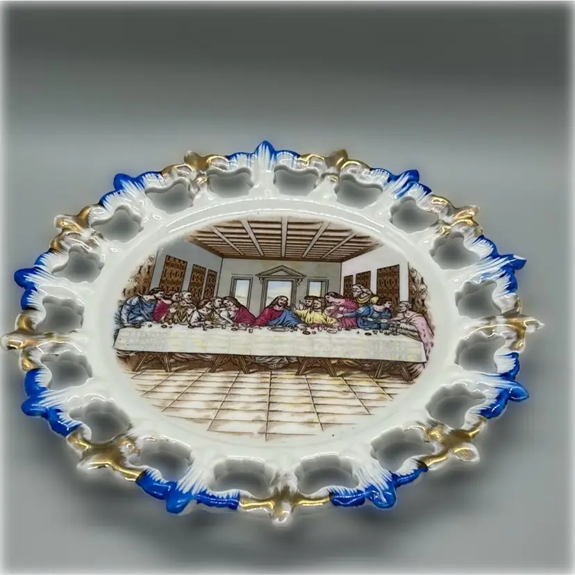 Vintage Last Supper Collector Plate