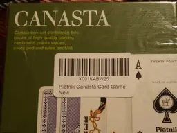 Canasta Card Game Set