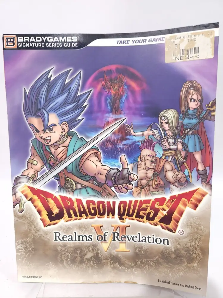 Dragon Quest VI Realms of Revelation Brady Games Nintendo DS Strategy Guide Book