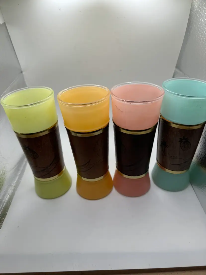 Siestaware Frosted Tiki Glasses