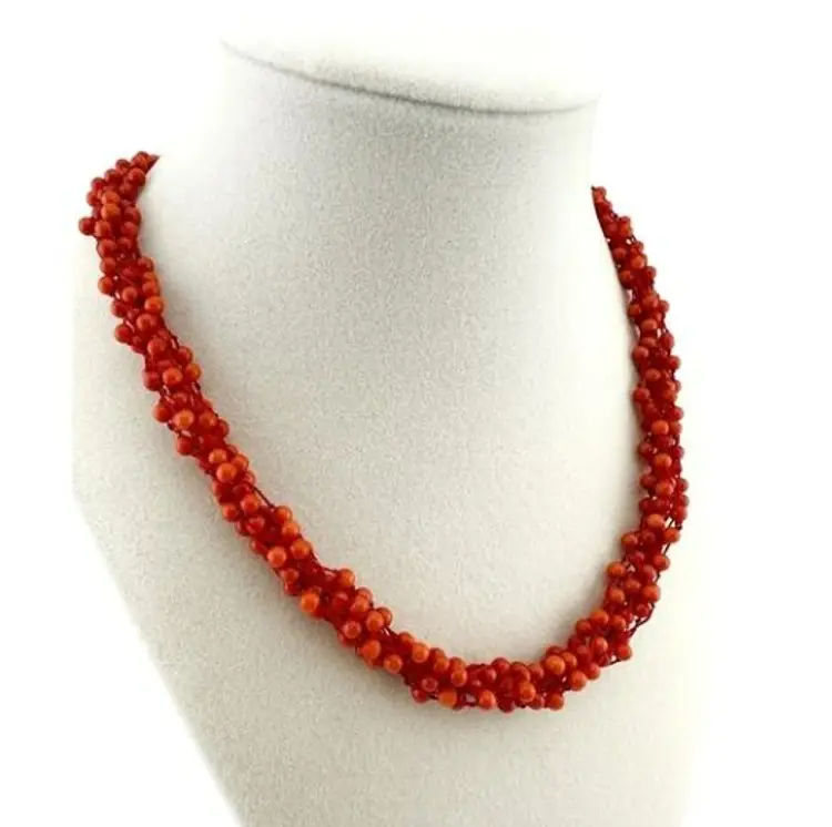 16” Victoria International Artisan Handmade Jade & Glass Torsade