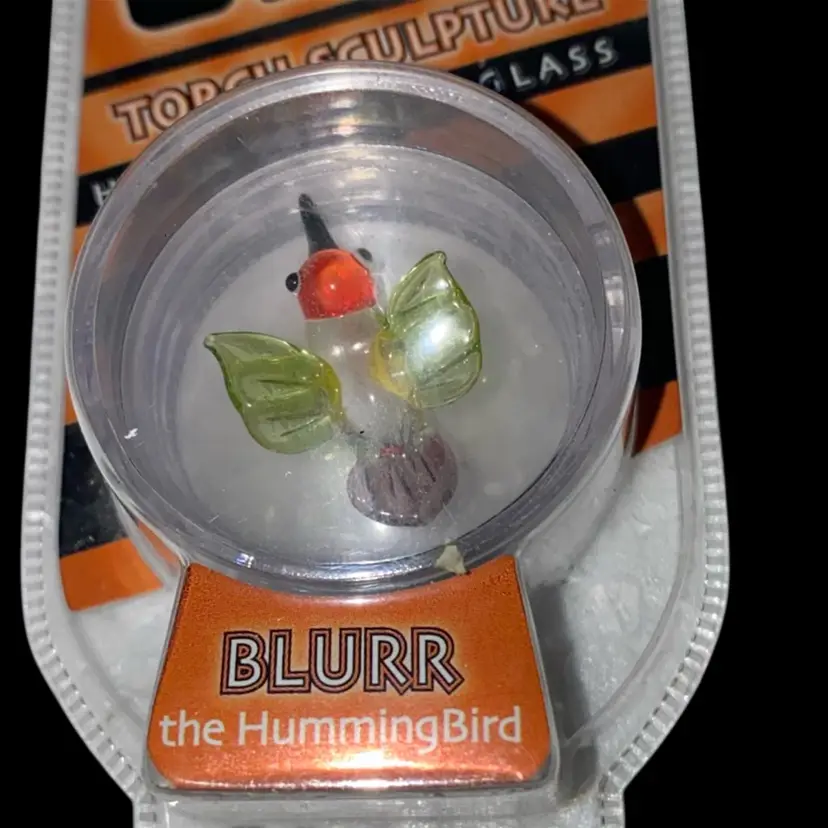 33% Off Sale- Limited Edition Looking Glass Torch Sculpture Blurr The Hummingbird Front And Back Photos (was $12)