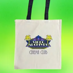 Natural w/ black handles - Video Archives Tote - 2 Color Options