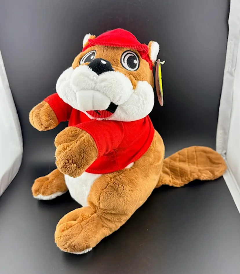 Buckee The Beaver Stuffed Animal - 10" tall x 6" Wide