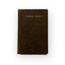 1944. The Book of Common Prayer. Antique Religious Book. Daily Prayers, Pocket Bible. Old Book Display. Including Psalms of David. WWII Era