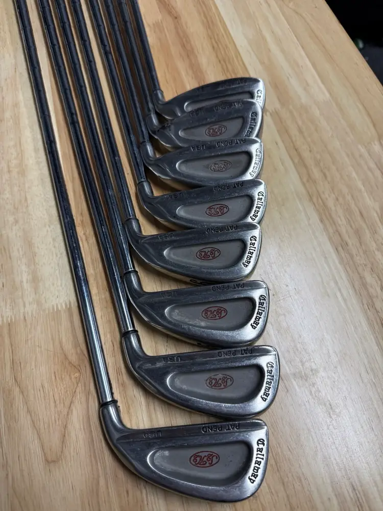 Vintage Callaway S2H2 Iron Set 3-PW Right Handed , Memphis 10 True Temper Shafts With Brand New Star Grips !