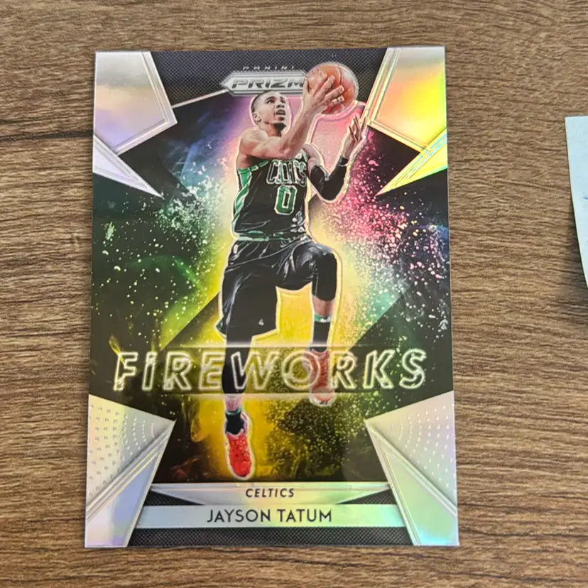 Jayson Tatum
2018-19 Panini Prizm Fireworks
Silver Prizm 