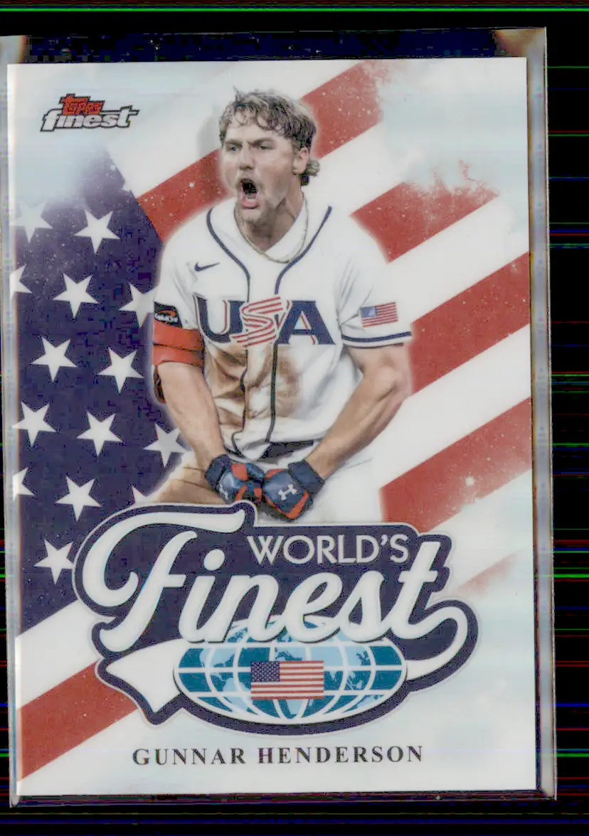 Gunnar Henderson 2026 Topps Finest Refractor World's Finest #WF-5 - Baltimore Orioles - (153-360)
