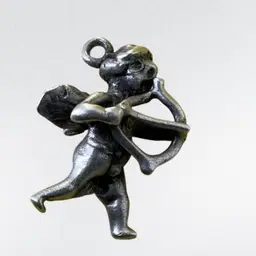#39 Sterling 3D Cupid Charm .625”