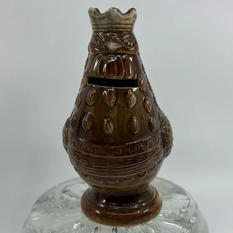 Westwood Exclusives Vintage Ceramic Ornate Rooster Bank 6”