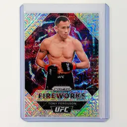 2021 Panini Prizm Tony Ferguson Fireworks Mojo /25