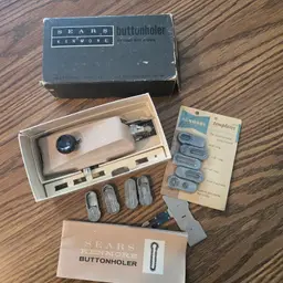 Sears Kenmore Buttonhole Attachment Tool, Instructions, Templates, #2060773