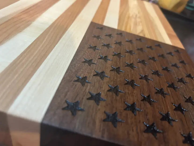 American Flag Cutting Board
