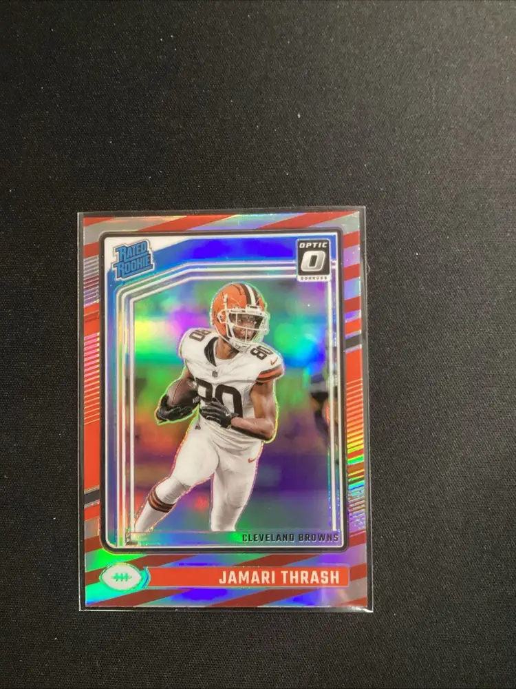 Jamari Thrash 2024 Donruss Optic Freedom Prizm SSP Case Hit Browns