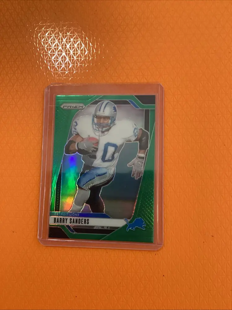 2024 Panini Prizm Green Holo Barry Sanders Detroit Lions #99