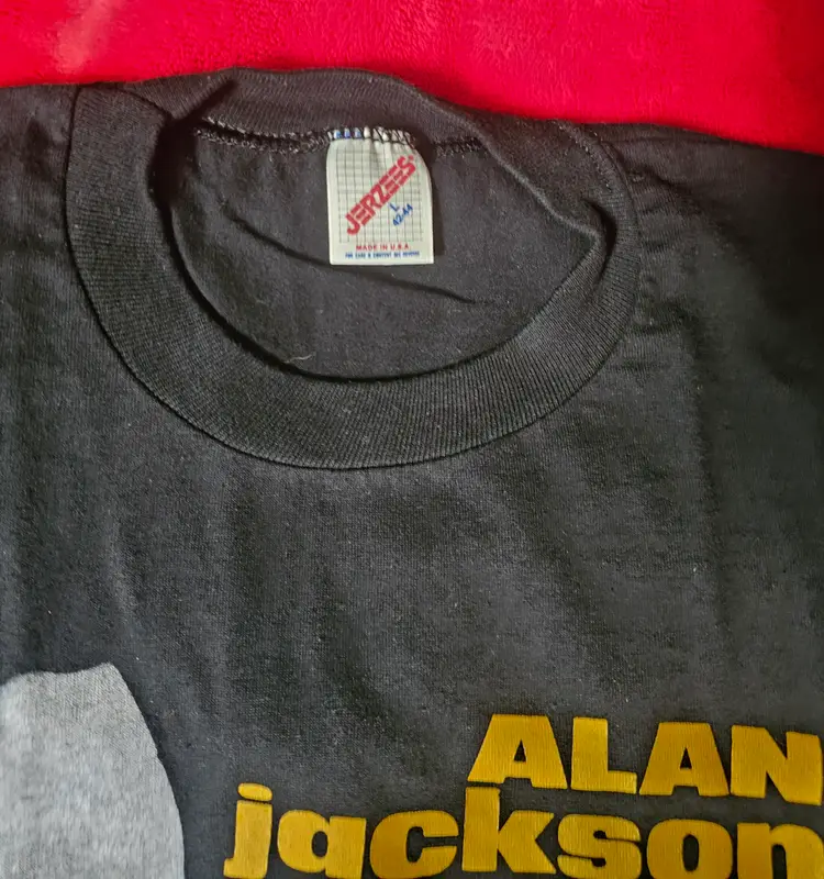 Vintage Alan Jackson Here in The Real World T-Shirt Size Large