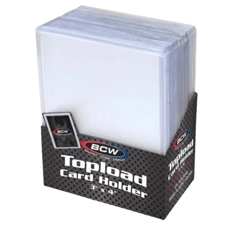 BCW Standard Top Loader 3x4