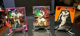 D'Andre Swift 2023 Select #81 DIE-CUT PRIZM 2024 Topps PINK McNabb Ringo Red RC