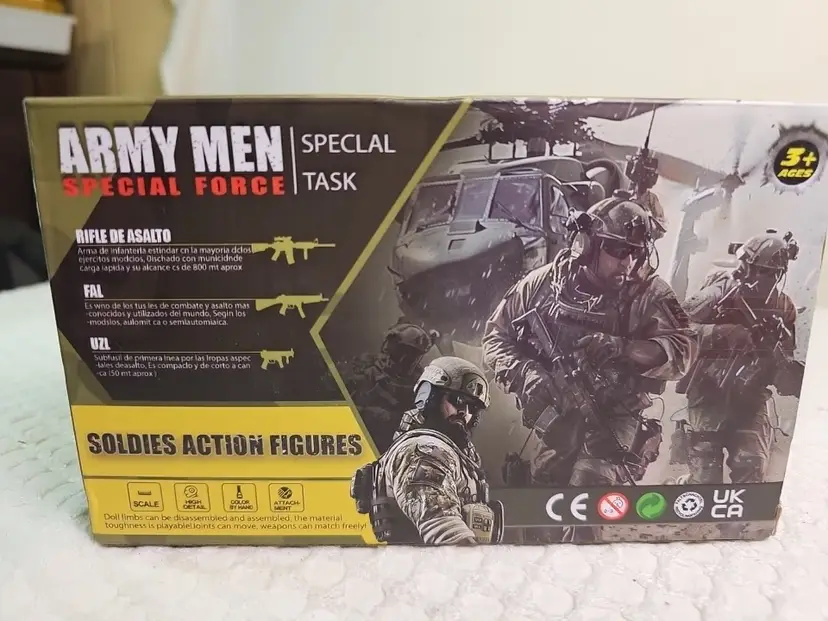 Baimiby Army Toy Set, Special Forces Special Task Figures 4 Boy Age 4-7 Military