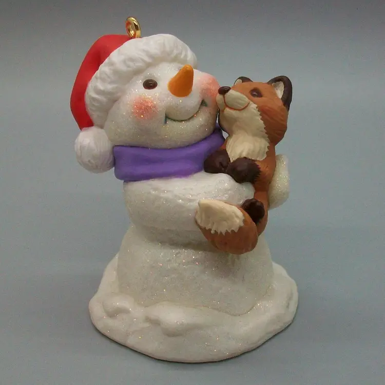 Hallmark Keepsake Ornament Collector Series 1999 Snow Buddies Fox in Box #2 in Series