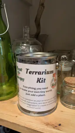 Acrylic Bucket Terrarium Kit