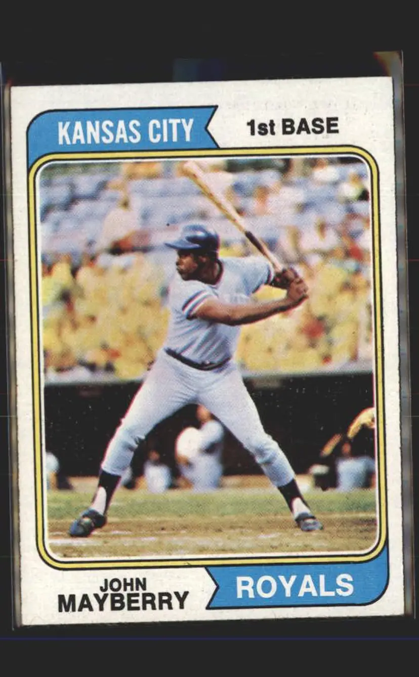 1974 Topps #150 John Mayberry - (pk5) - Kansas City Royals