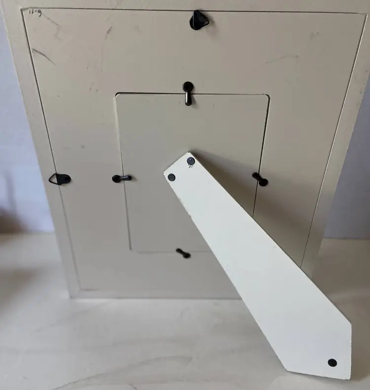 Framed Mushroom Print White Frame 11x13"