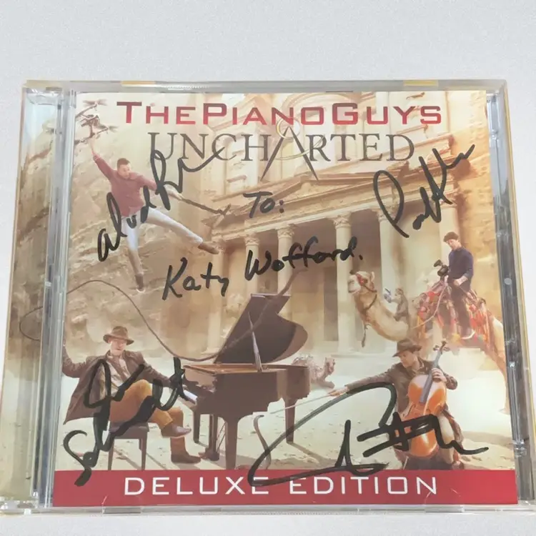 The Piano Guys Uncharted (Deluxe Edition) Signed Autographed CD - Like New