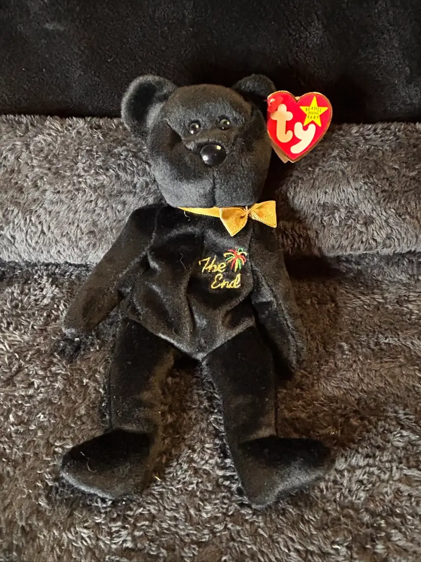 Ty Beanie Baby The End 1999 Y2k Millennium Teddy Bear