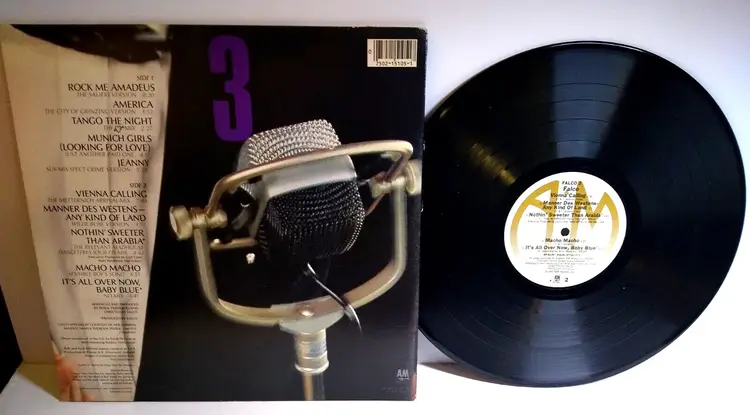 Falco 3 Vinyl LP Record Album Rock Me Amadeus Vienna Calling Synth-Pop 1985 NM