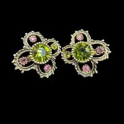 vintage Sarah Coventry "Austrian Lites" clip-on earrings
