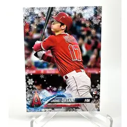 Topps 2018 Holiday Shohei Ohtani Rookie HMW17 Los Angeles Angels Baseball
