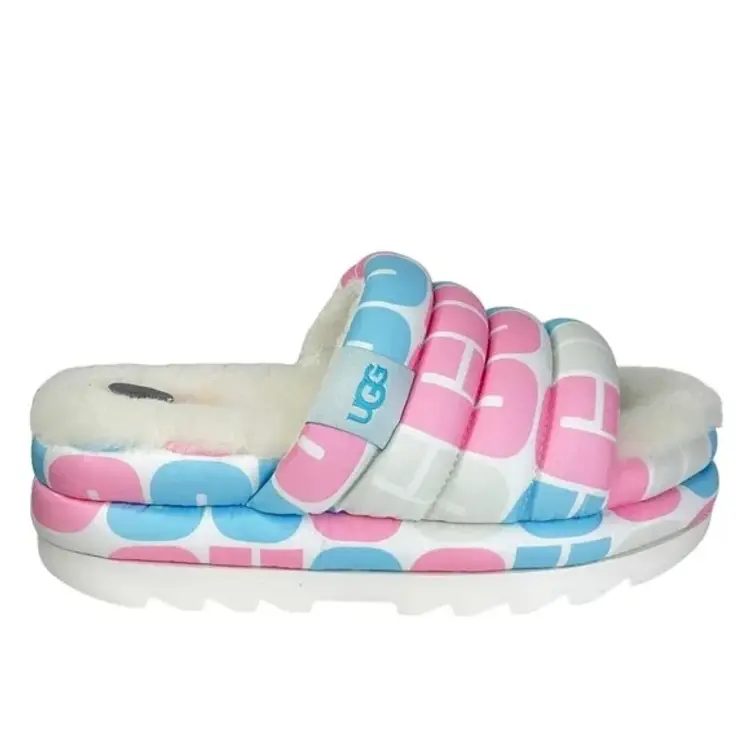 NEW | UGG | Maxi platform slides with shearling | Size 7