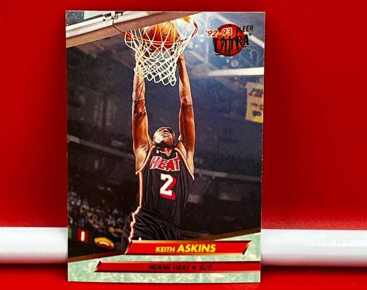 1993 Fleer Ultra Collector Basketball Trading Card Heat Keith Askins #290