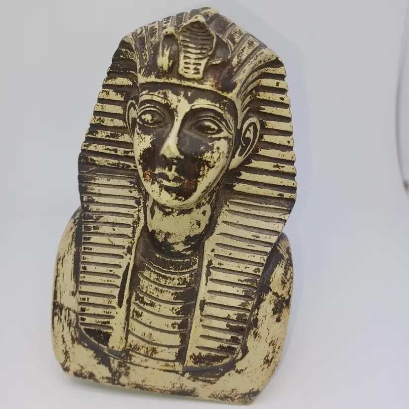 Vintage Egyptian Revival Pharoah / Sphinx STATUE, Desk Accessory