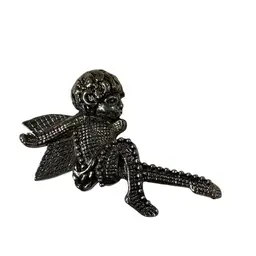 Pixie Silvertone Brooch