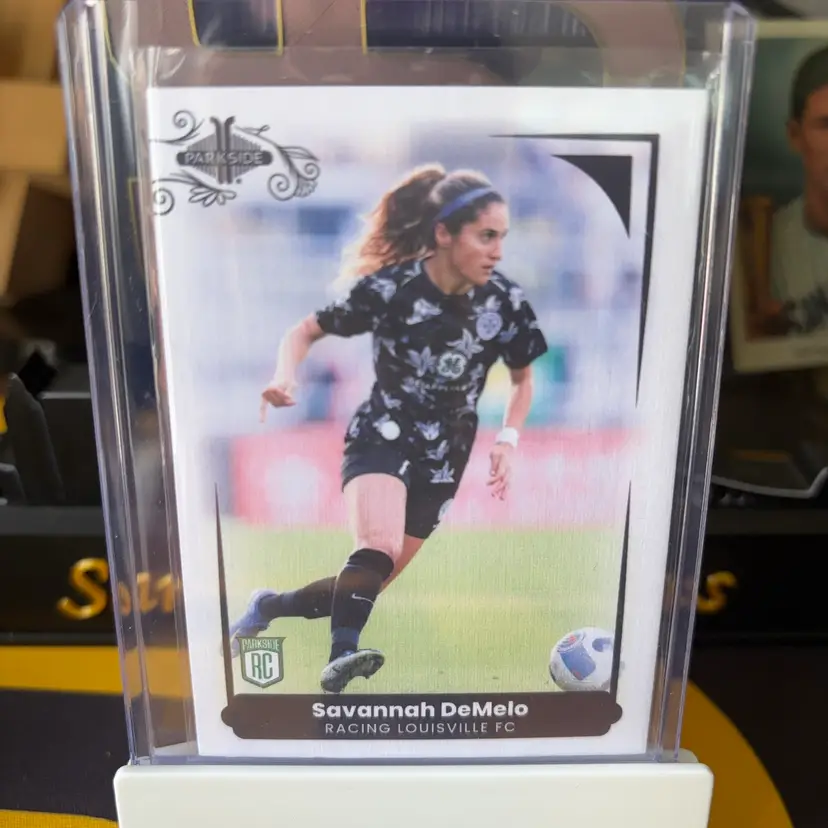 Savannah DeMelo, #135, Racing Louisville FC, 2022 Parkside NWSL Paramount, 61/749, Soccer Card