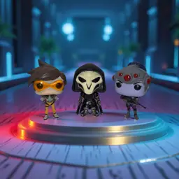 Lot Of 3 Overwatch Funko Pop Characters