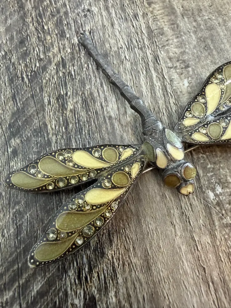 Vintage Catherine Popesco Dragonfly Brooch
