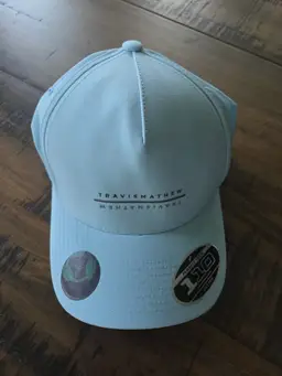 Travis Mathew Light Blue Snapback Hat NEW