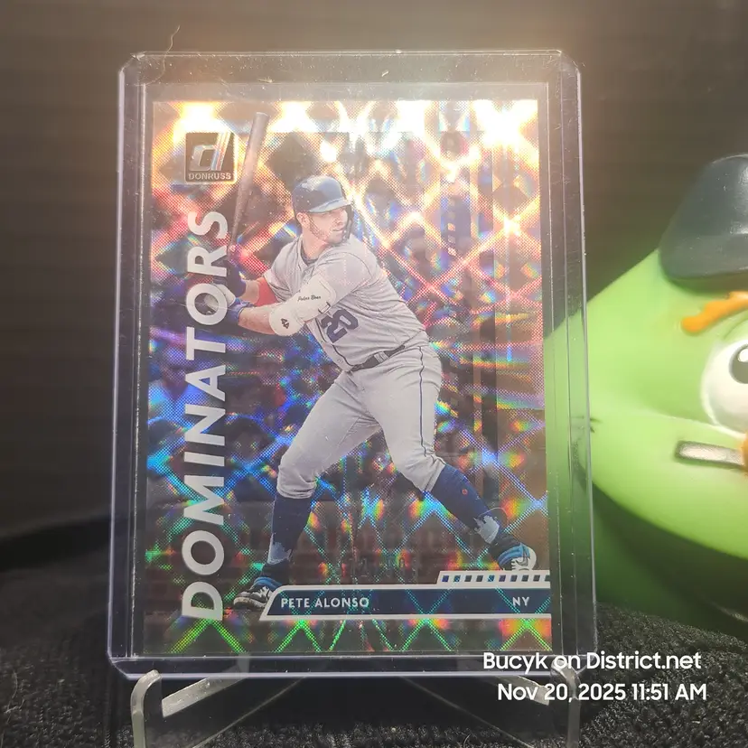 2020 Panini Donruss Dominators - Pete Alonso New York Mets 972/999