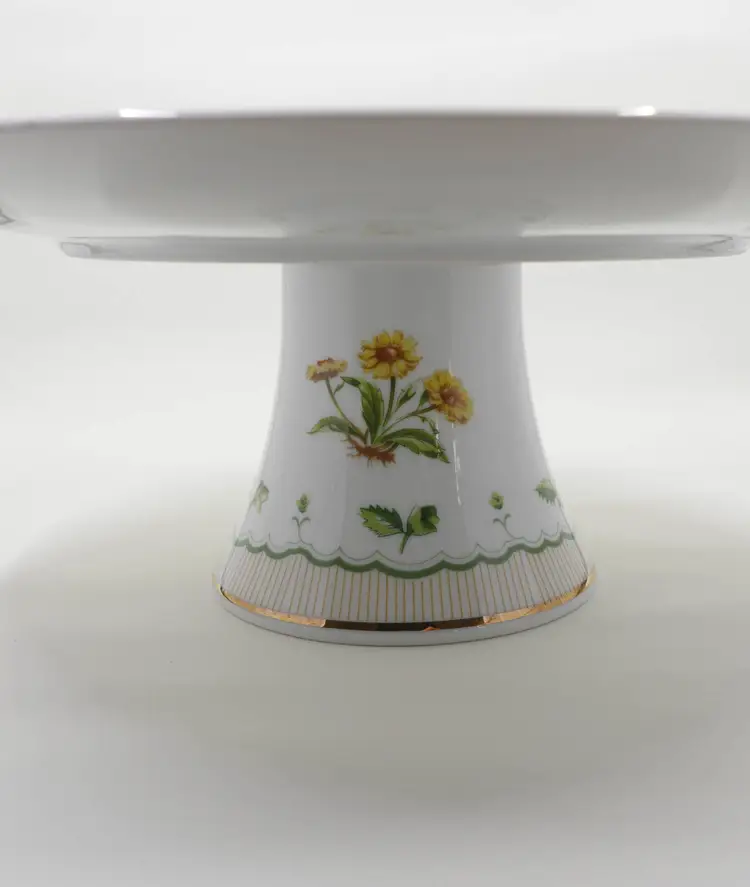 George Briard Victorian Garden China Cake Stand