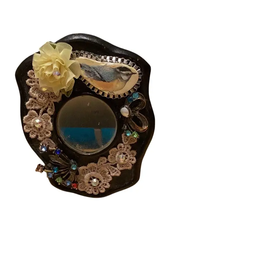 Custom Handmade Mirror Wall Plack OOAK made By Me