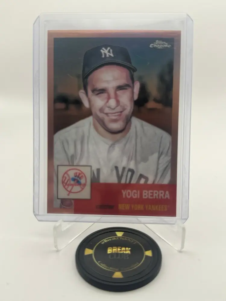 Yogi Berra 1/75 Bookend Rose Gold 2022 Topps Platinum Anniversary - New York Yankees