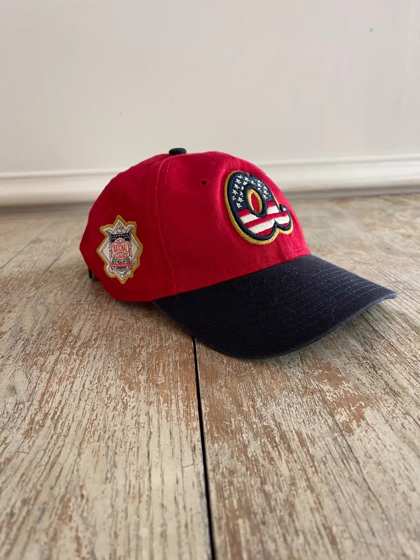 Official MLB Atlanta Braves Hat YOUTH New Era 2019 July 4th 9FIFTY Adjustable