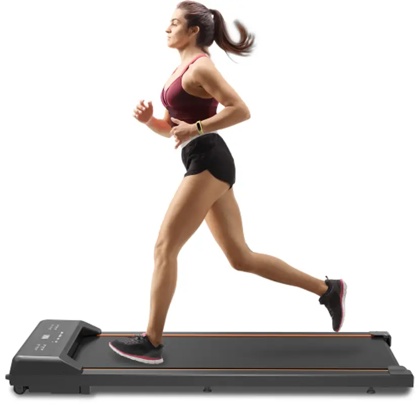 Walking Pad Under Desk Treadmill, LED Display And Remote Control Portable Treadmill For Home And Office, 2.5HP