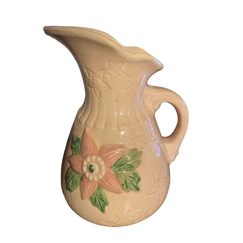 Vintage Hull Pink Pottery Ewer Pitcher