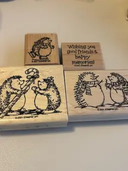Stampin' Up! Partial Set (4 of 9) Holiday Hedgehogs (CUTE)